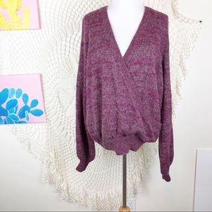Free People Textured Pullover Sweater Medium